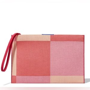 Rothy’s Peach Madras Essential Pouch